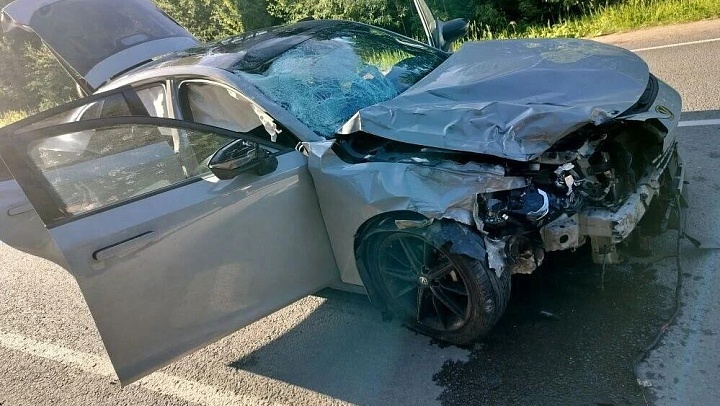 В Архангельской области произошла авария с участием автомобиля и мотоцикла