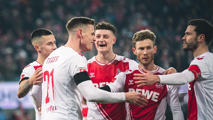 "Кельн" отыграл два мяча и добыл ничью в матче Бундеслиги с "Айнтрахтом"