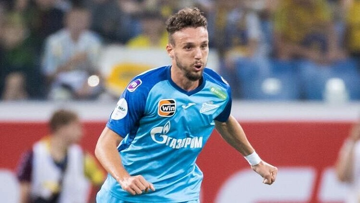 СМИ сообщили об интересе "Бешикташа" к сербскому игроку "Зенита"